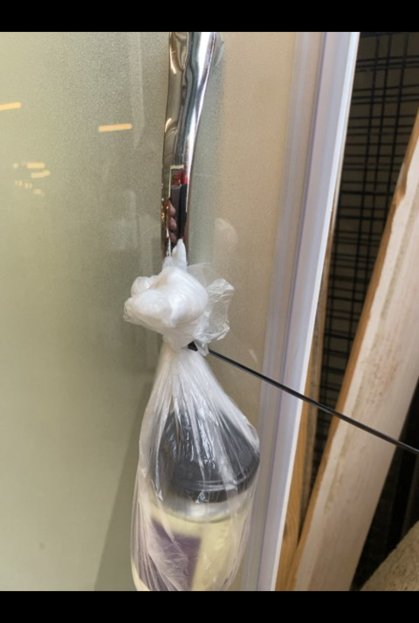 Dobbelt brusekabine døre